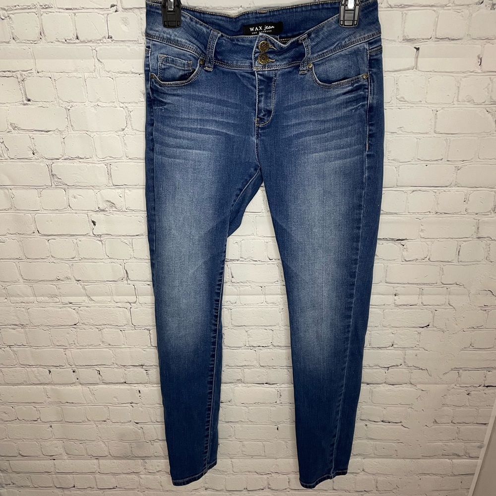 Wax Jeans Two Button Skinny Size 9